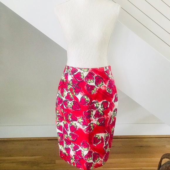 Blumarine Pencil Skirt. Made in Italy. Side Zipper - Picture 1 of 7